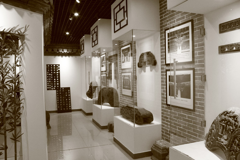 建筑工程学院徽派建筑展厅落成